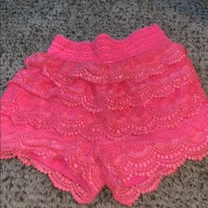 Pink shorts